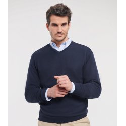 Russell Collection 710M Men's V Neck Sweater