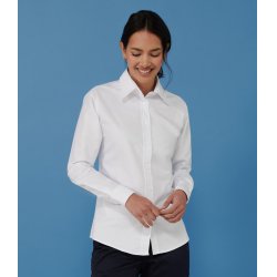 Henbury H511 Ladies Long Sleeve Classic Oxford Shirt