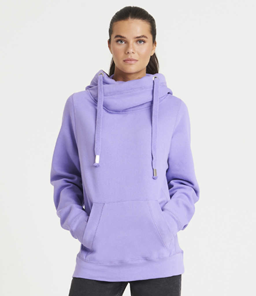 Cross neck hoodie - Poppy Shed Fabrics