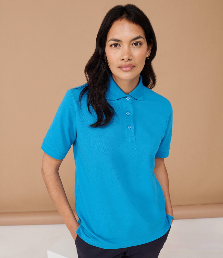 Henbury H401 Ladies Poly/Cotton Pique Polo Shirt