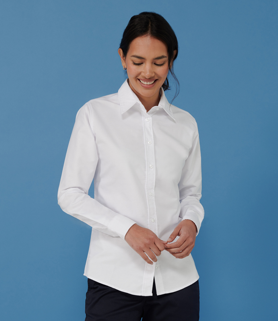 Henbury H511 Ladies Long Sleeve Classic Oxford Shirt