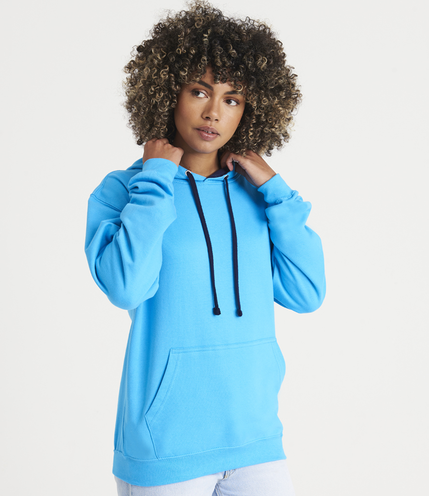 AWDis JH003 Unisex Hoodie with contrast inner hood