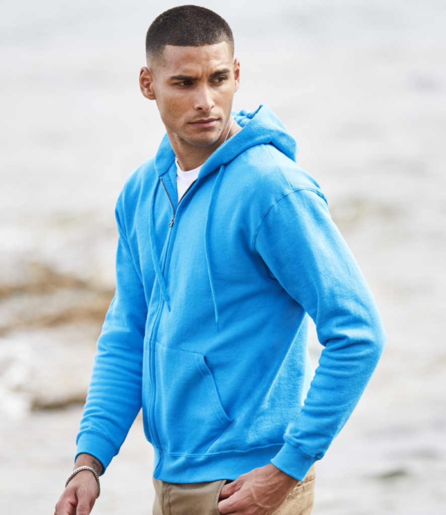 Fruit of the Loom SS16 Men's Zip Front Hoodie